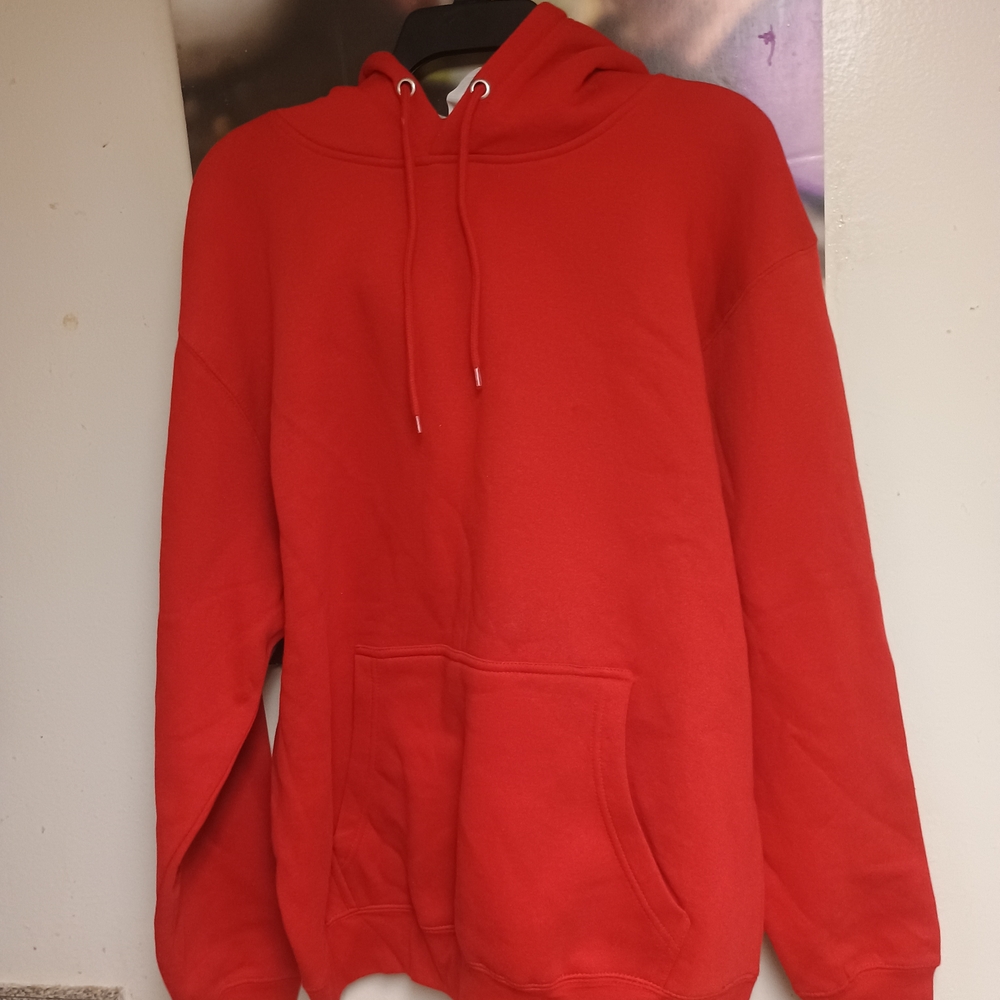Vibrant Red Men's Hoodie